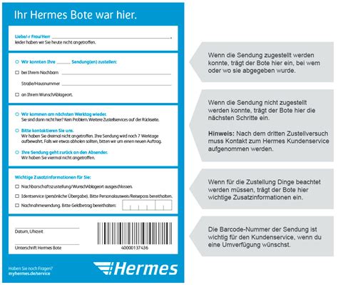 hermes vierte zustellung absender|hermes benachrichtigung deutschland.